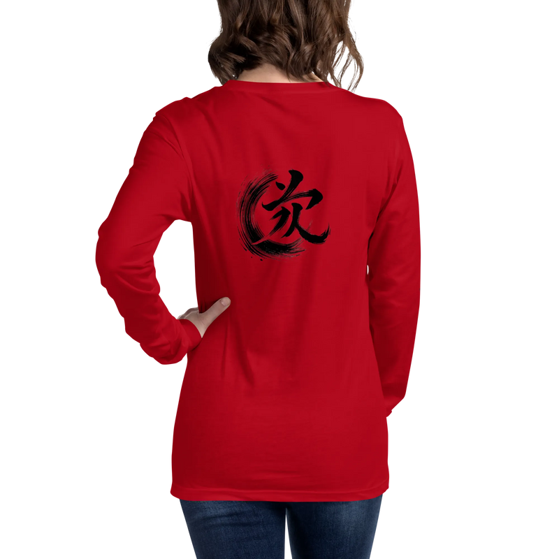 Kanji Longtee No4 Front Back (XS, S, M, L, XL, 2XL)