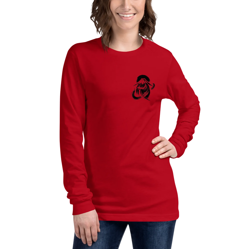 Kanji Longtee No8 Front Back (XS, S, M, L, XL, 2XL)