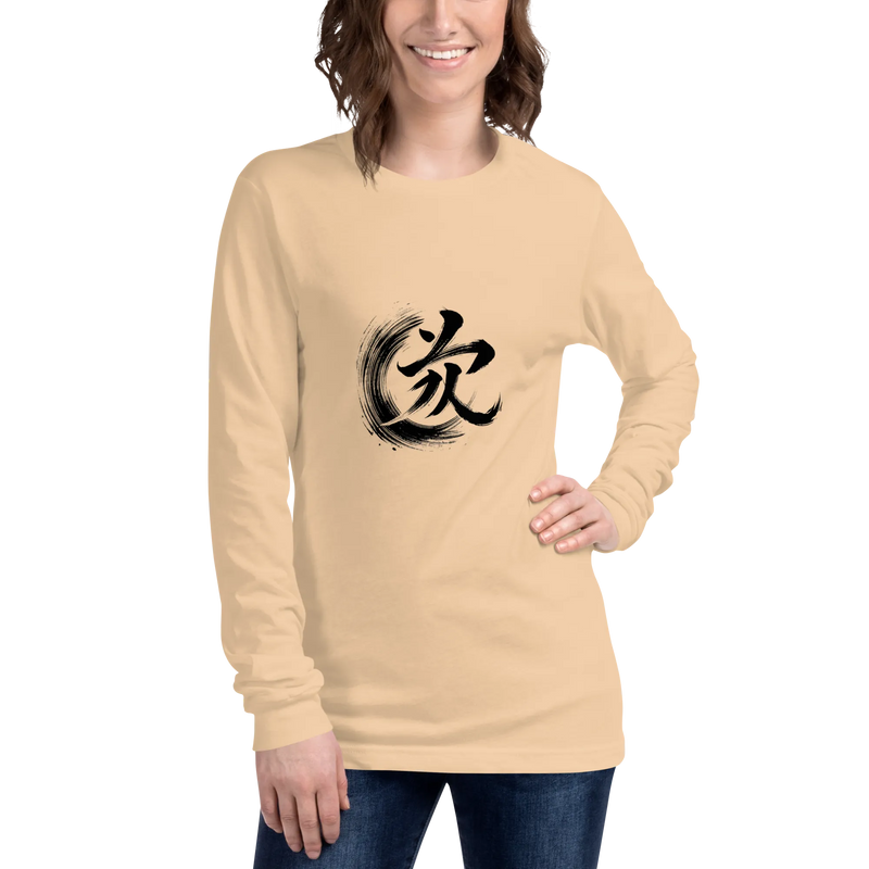 Kanji Longtee No4 Front Large (XS, S, M, L, XL, 2XL)