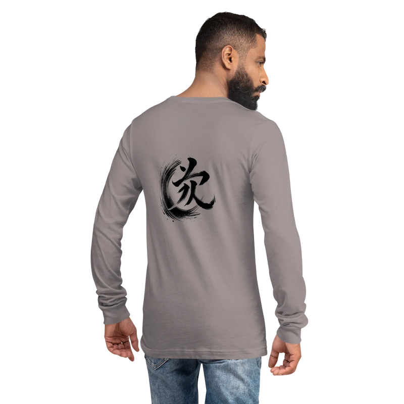 Kanji Longtee No4 Front Back (XS, S, M, L, XL, 2XL)