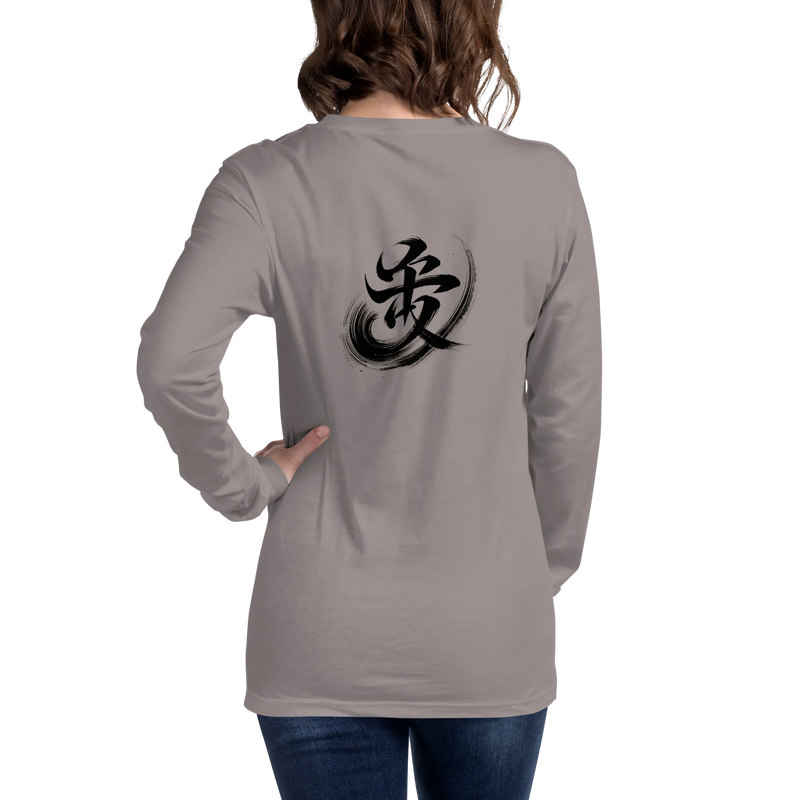 Kanji Longtee No9 Front Back (XS, S, M, L, XL, 2XL)