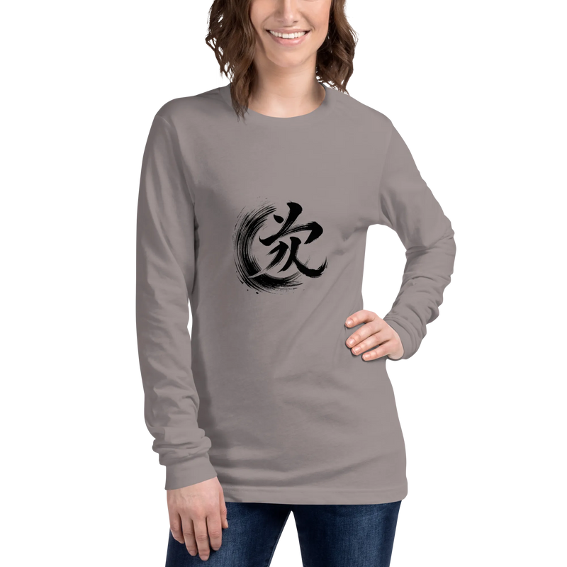 Kanji Longtee No4 Front Large (XS, S, M, L, XL, 2XL)