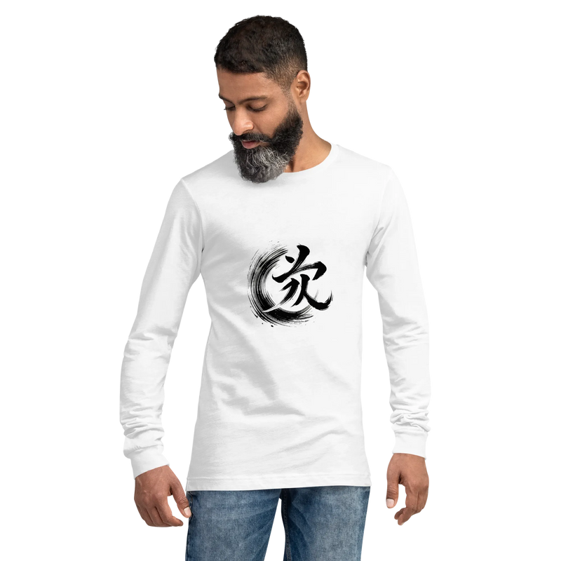 Kanji Longtee No4 Front Large (XS, S, M, L, XL, 2XL)